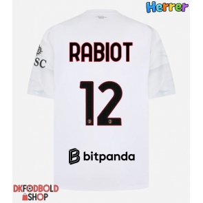 AC Milan Adrien Rabiot #12 Udebanetrøje 2026-27 Kort ærmer AC Milan Adrien Rabiot #12 Udebanetrøje 2026-27 Kort ærmer